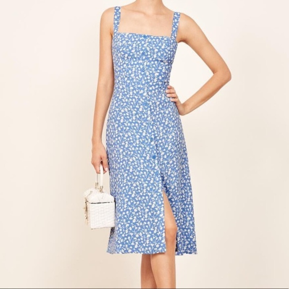 Reformation Persimmon Dress in Marie